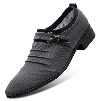 Sapato Masculino em Canvas Premium – Casual Business Elegante, Respirável e Conforto Absoluto