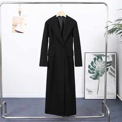 Casaco Feminino Elegante com Botão Único – Estilo Luxuoso 2025