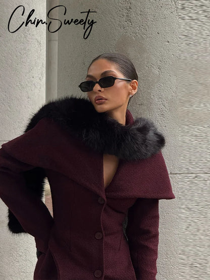 Alto Luxo – Casaco Longo com Caimento Elegante