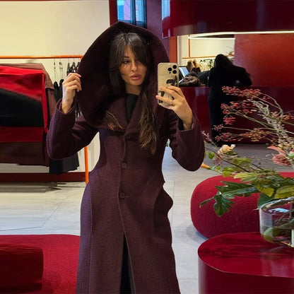 Alto Luxo – Casaco Longo com Caimento Elegante