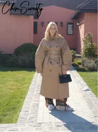 Casaco Feminino com Cinto Duplo – Elegância Casual para 2026