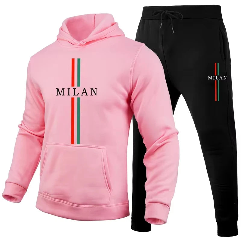 Conjunto Masculino PARIS – Moletom Casual Elegante com Calça | Conforto Premium