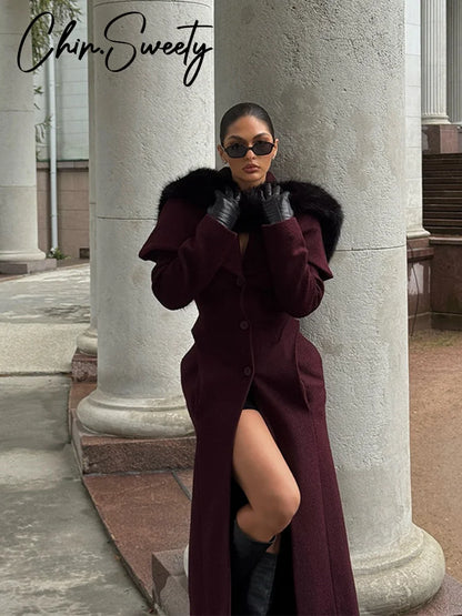 Alto Luxo – Casaco Longo com Caimento Elegante