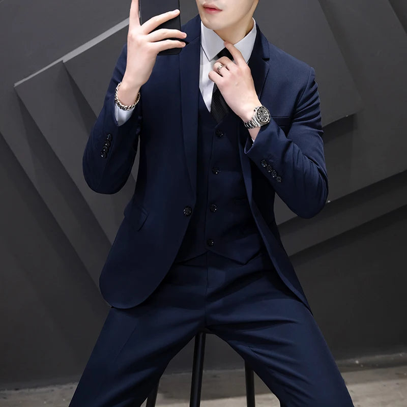 Elegância Absoluta: Terno Masculino 3 Peças para Ocasiões Especiais