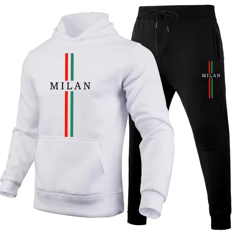 Conjunto Masculino PARIS – Moletom Casual Elegante com Calça | Conforto Premium