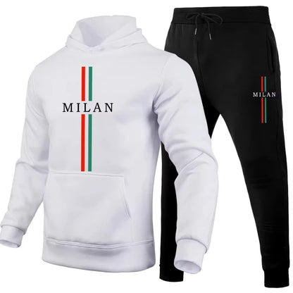 Conjunto Masculino PARIS – Moletom Casual Elegante com Calça | Conforto Premium