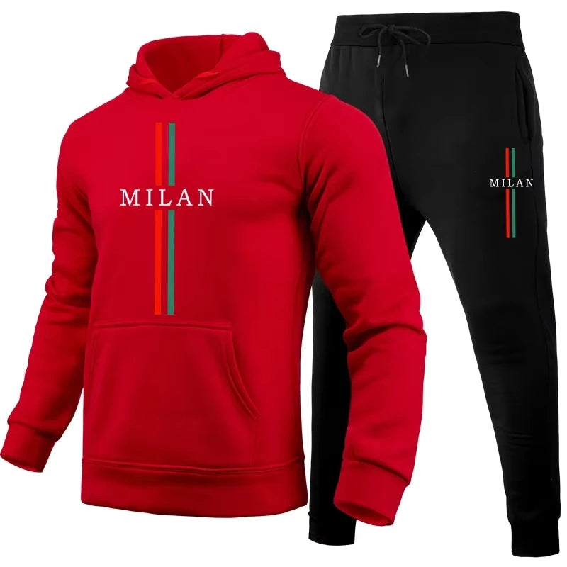 Conjunto Masculino PARIS – Moletom Casual Elegante com Calça | Conforto Premium